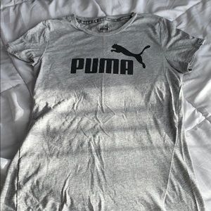 puma athletic short sleeve tee